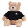 View Cuddly bear created for BMW by Gund-« features blue knit sweater with BMW logo. 14&quot; high.100% polyester with polyethylene filling. For all ages and complies with ASTM/F963-08. Imported. Full-Sized Product Image 1 of 2